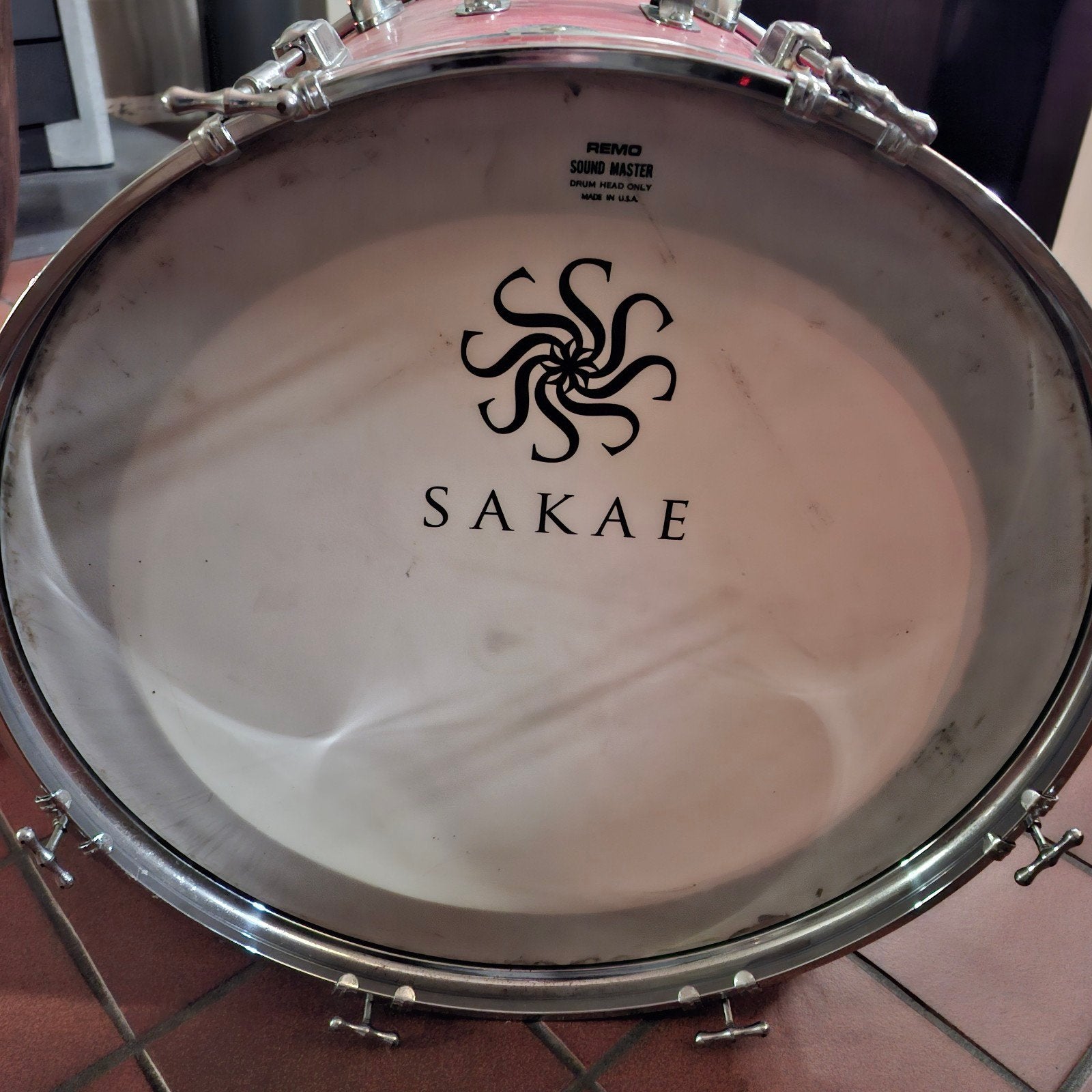 Sakae rhythm king drumstel vintage jaren 60 in zgst, Ophalen, Zo goed als nieuw