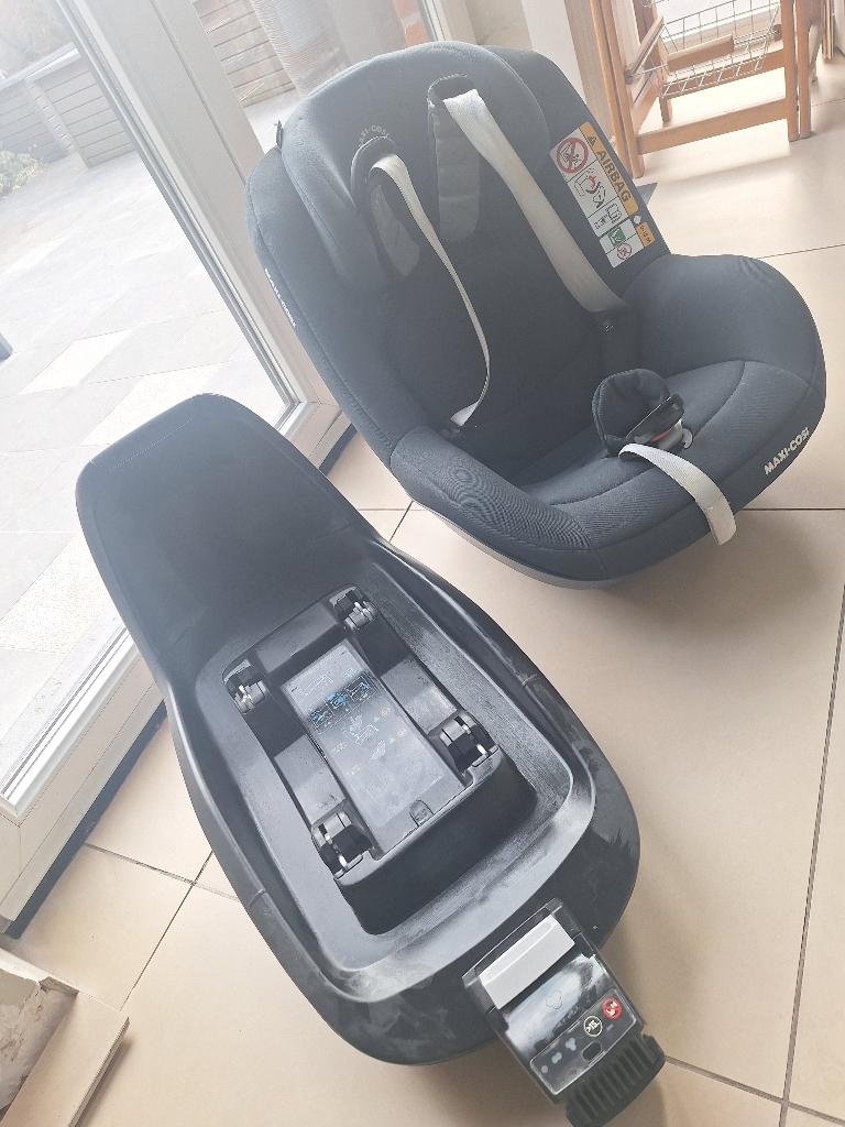 Maxi cosi - base isofix + siège auto, Enlèvement, Utilisé, Isofix, 9 à 18 kg