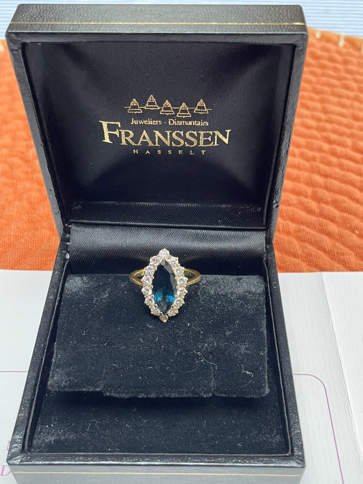 Ring vintage 18 k, Ophalen, Zo goed als nieuw