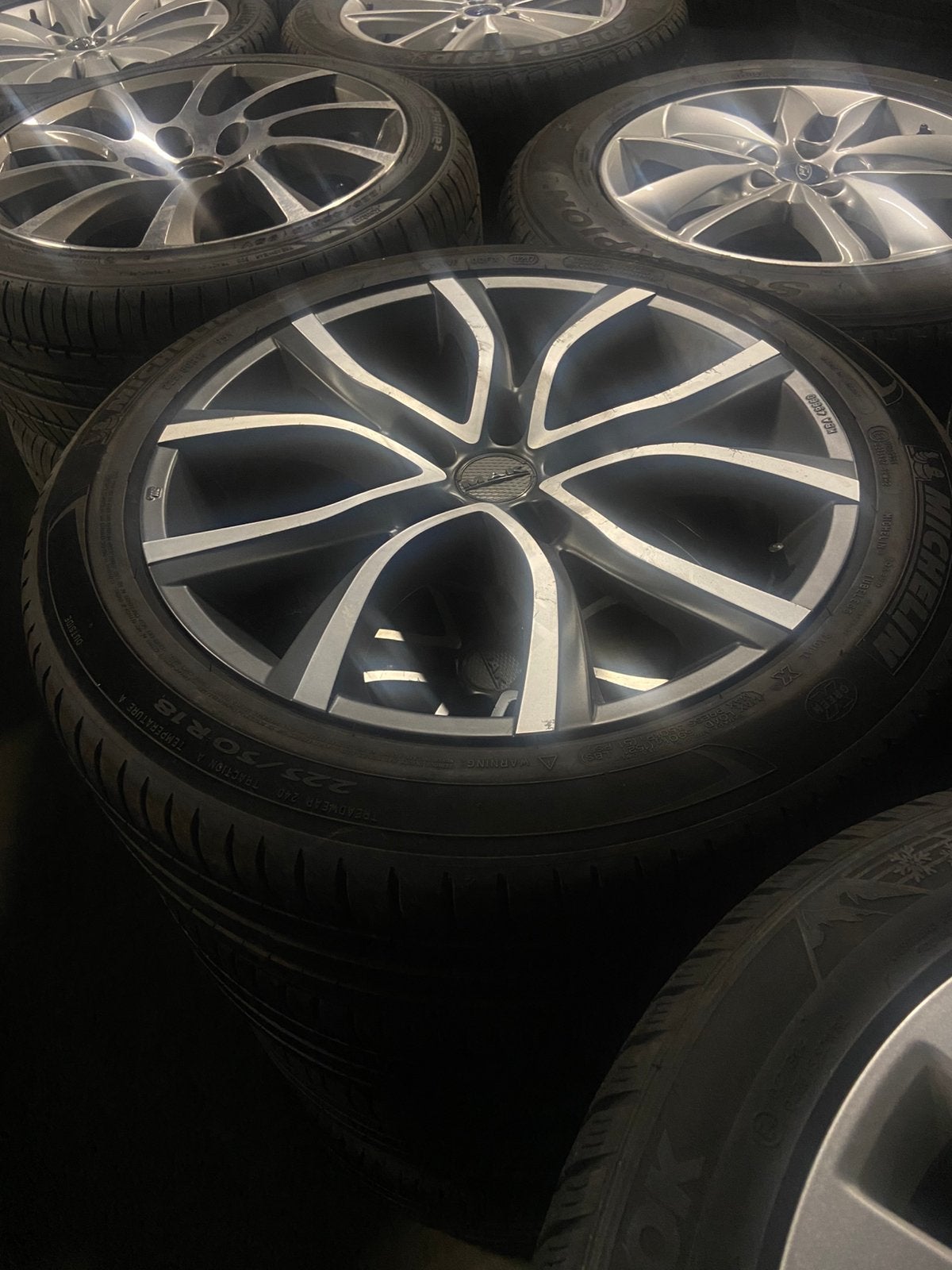 Te koop – MAK 18 inch velgen met Michelin banden 5x110, Ophalen, 18 inch, Gebruikt, Band(en)