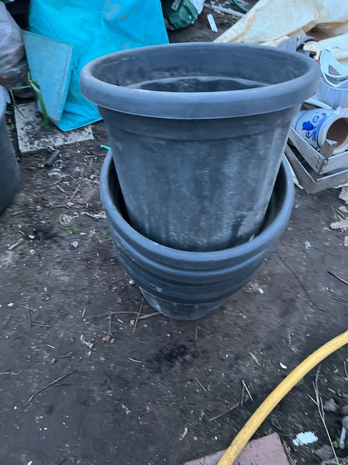 grote plantenkuip container 25 liter 39 x 33 cm, 25 à 40 cm, Rond, Comme neuf, Synthétique