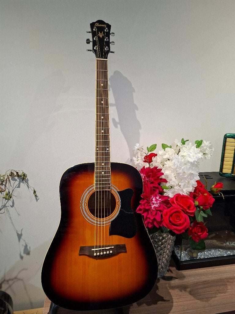 Ibanez V50njp - jampack, Muziek en Instrumenten, Ophalen of Verzenden, Zo goed als nieuw, Western- of Steelstringgitaar