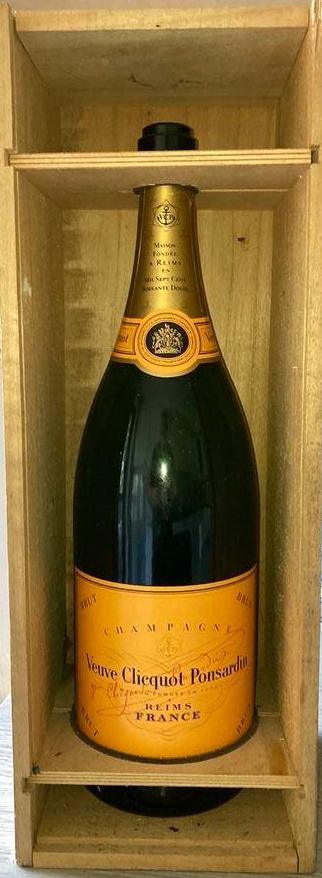 Veuve Clicquot lege Jeroboam in kist, Enlèvement