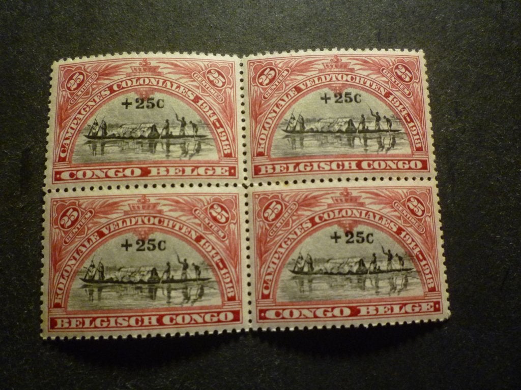 Belgisch Congo/Congo Belge 1925 Mi 82/83** Postfris/Neuf (2X, Verzenden