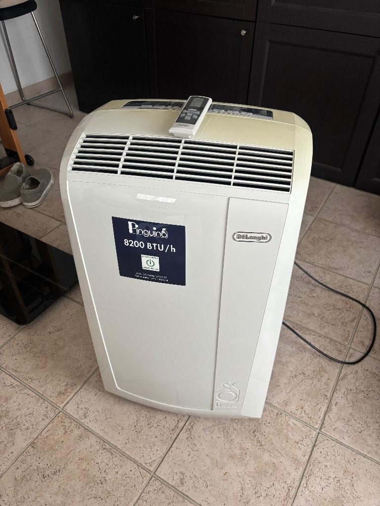 Mobile airco/luchtontvochtiger DeLonghi Pingiuno 8200BTU, Enlèvement, Utilisé