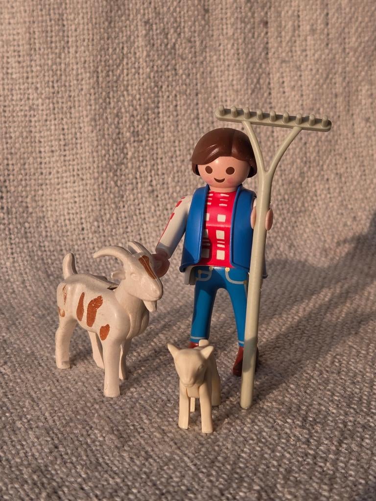 Playmobil Geiten vrouw (3116), Kinderen en Baby's, Speelgoed | Playmobil, Ophalen of Verzenden, Gebruikt, Los Playmobil