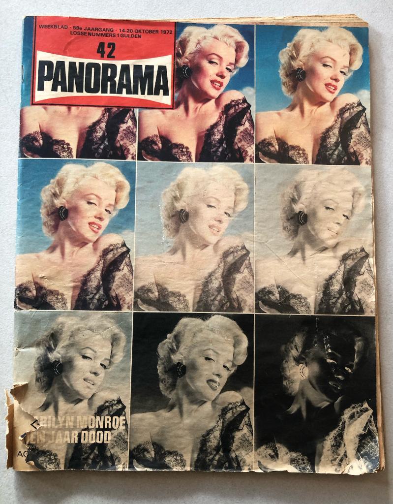 Magazine Panorama 1972 (reportage M. Monroe), Boeken, Ophalen of Verzenden, Gelezen, Gossip of Showbizz