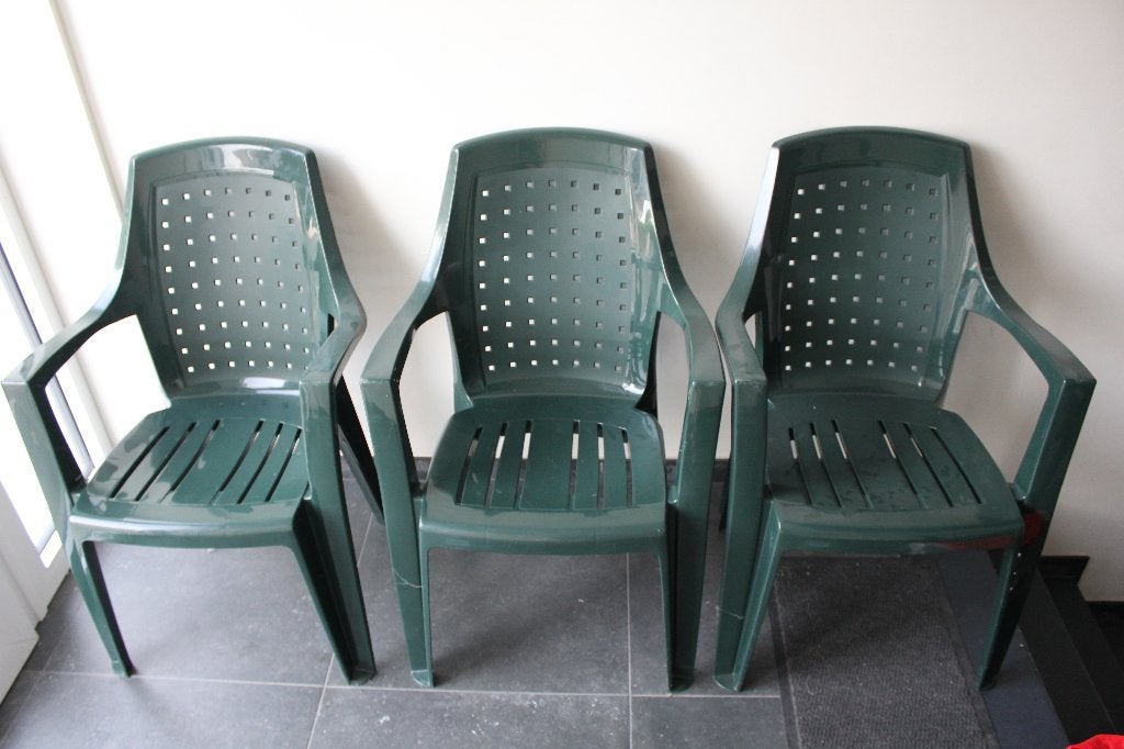 Tuinstoelen (set van 3), Tuin en Terras, Ophalen, Zo goed als nieuw