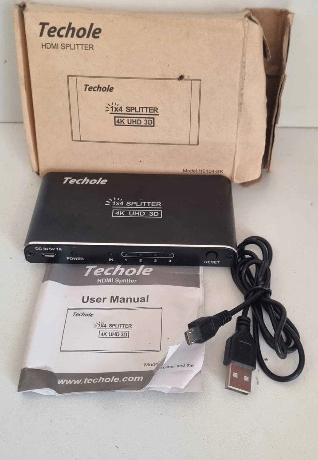 SPLITTER HDMI 4K vers 4 output HDMI, TV, Hi-fi & Vidéo, Enlèvement ou Envoi