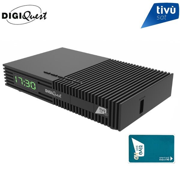 Decodeur satellite Tivusat Ti9 avec carte, TV, Hi-fi & Vidéo, Enlèvement, Neuf, Antenne (parabolique), Autres marques