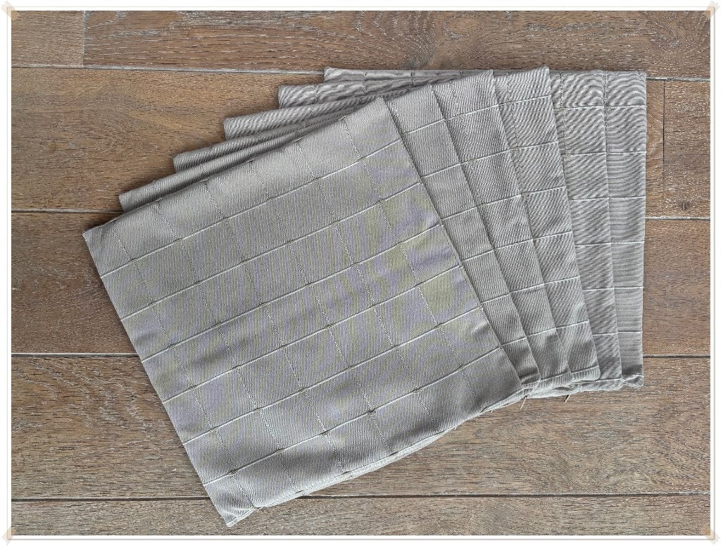 HEYTENS - HOUSSES COUSSINS 100% COTON - 40*40CM (6), Huis en Inrichting, Woonaccessoires | Kussens, Ophalen of Verzenden, Gebruikt