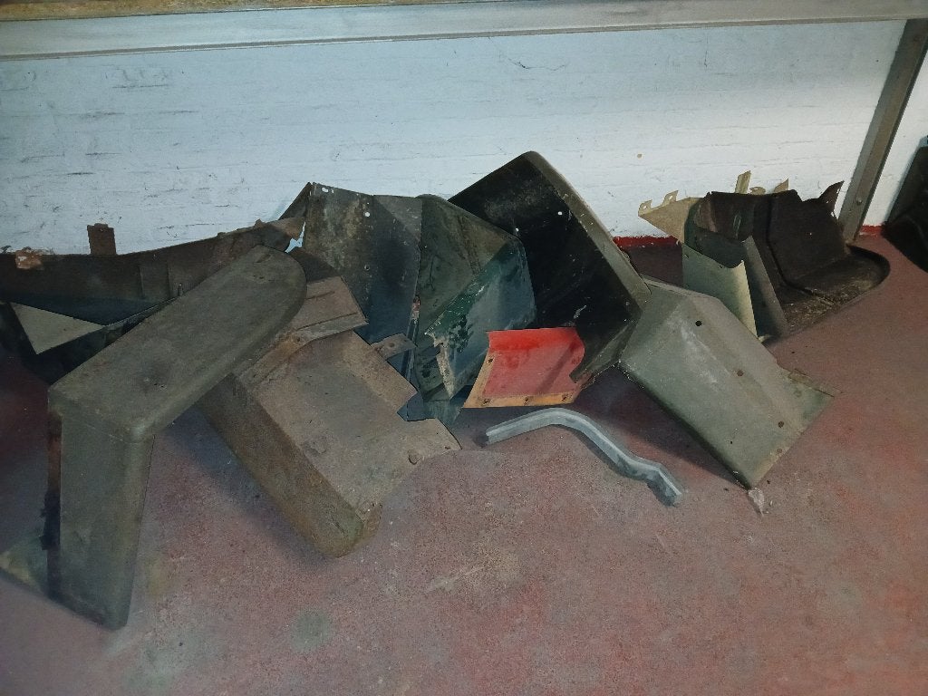 spatborden jeep willys cj3a, Ophalen, Voor, Jeep