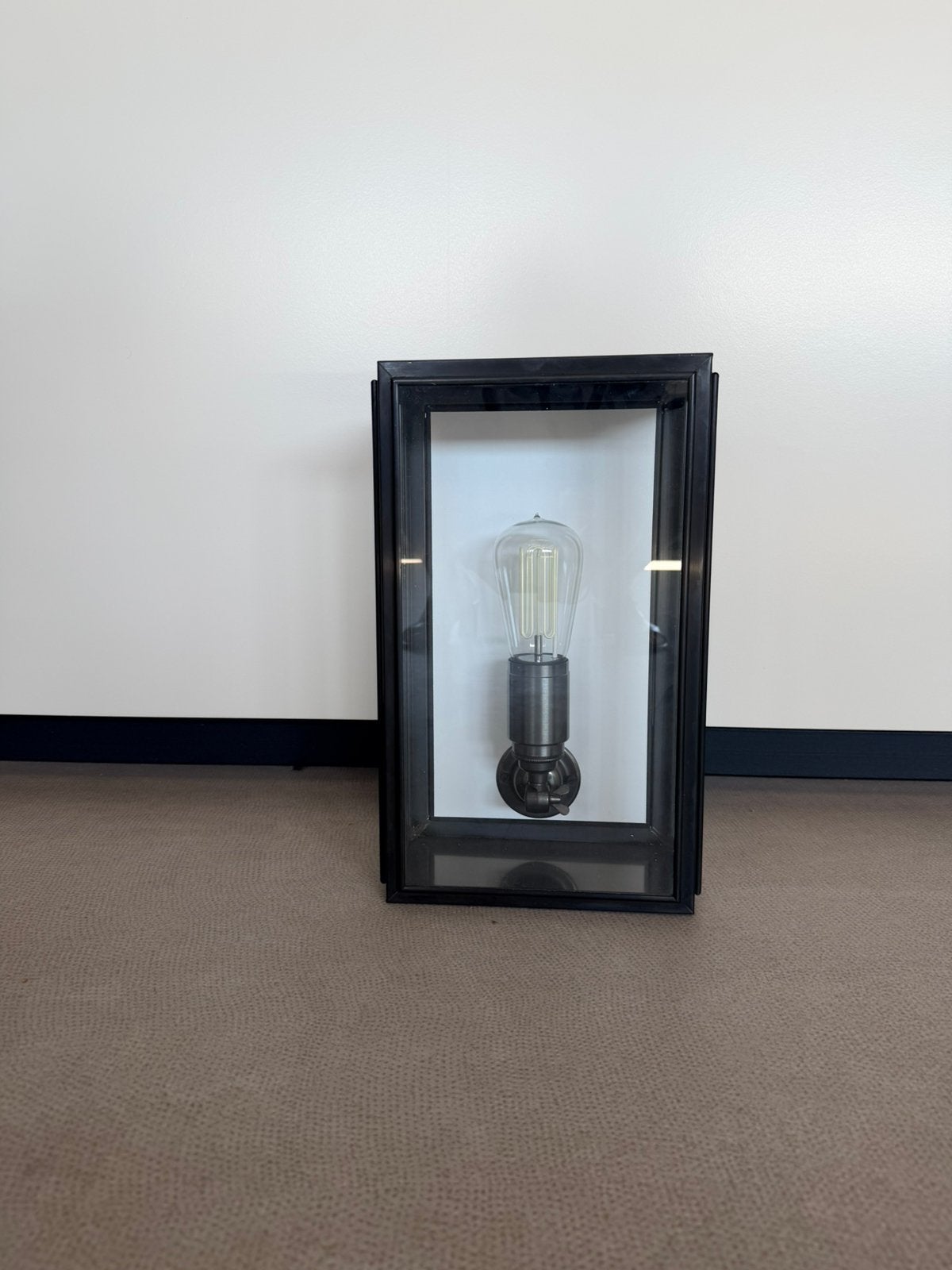 Nautic Essex original dark bronze white clear glass, Enlèvement ou Envoi, Comme neuf, Lampe