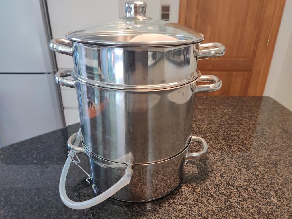 ELO-Safti stoompan - ontsapper 25 cm – RVS inox – als nieuw, Ophalen, Inox, Overige typen, Zo goed als nieuw
