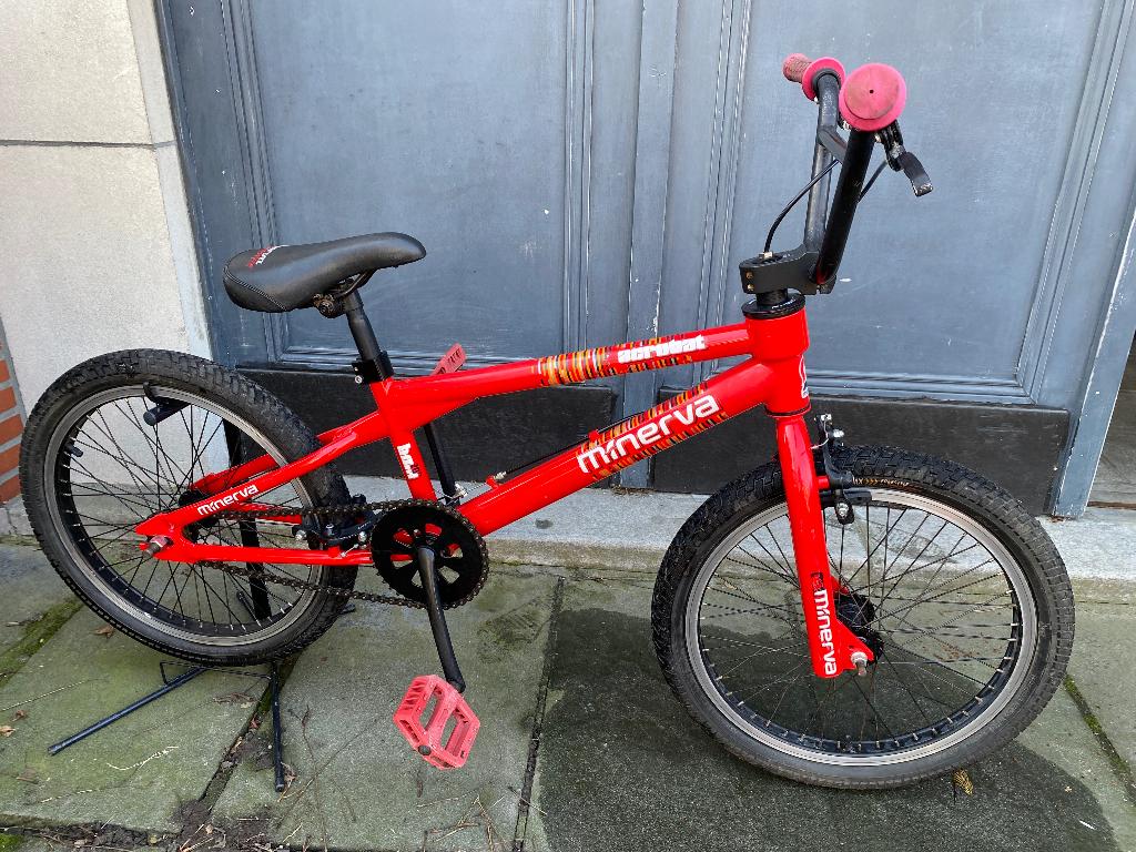 BMX - zo goed als nieuw!, Vélos & Vélomoteurs, Vélos | BMX & Freestyle, Frein sur jante, Aluminium, Comme neuf, Minerva