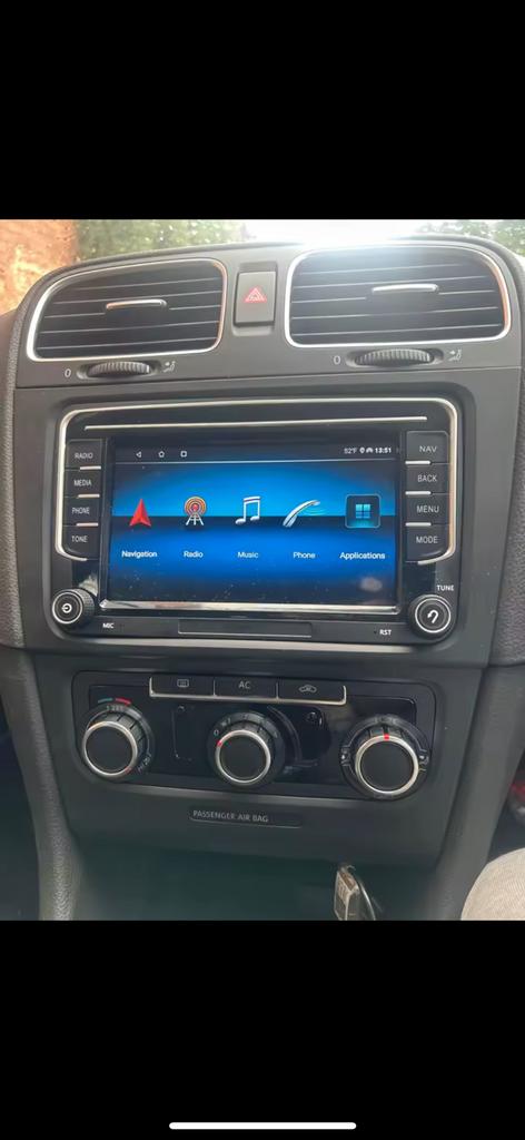 Autoradio vw carplay Bluetooth gps radio waze, Enlèvement, Neuf