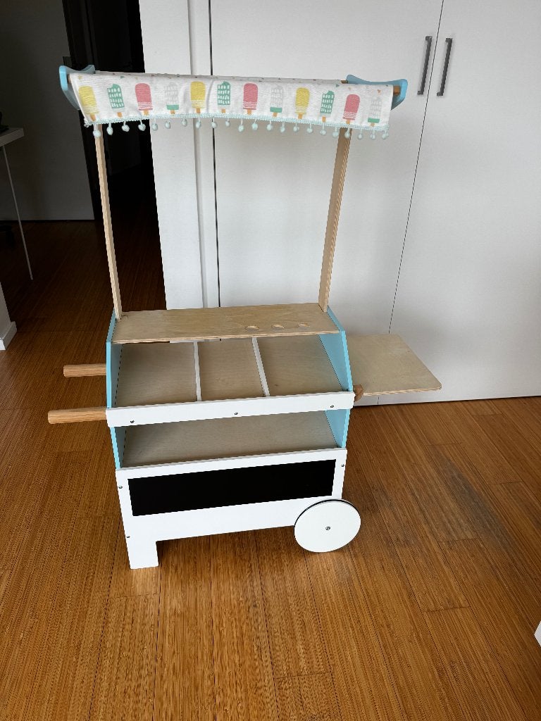 Houten speelgoed ijskar, Autres séries, Utilisé, Autres types, Kit complet
