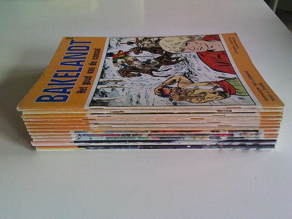 14 strips Bakelandt in eerste druk ., Boeken, Stripverhalen, Ophalen of Verzenden