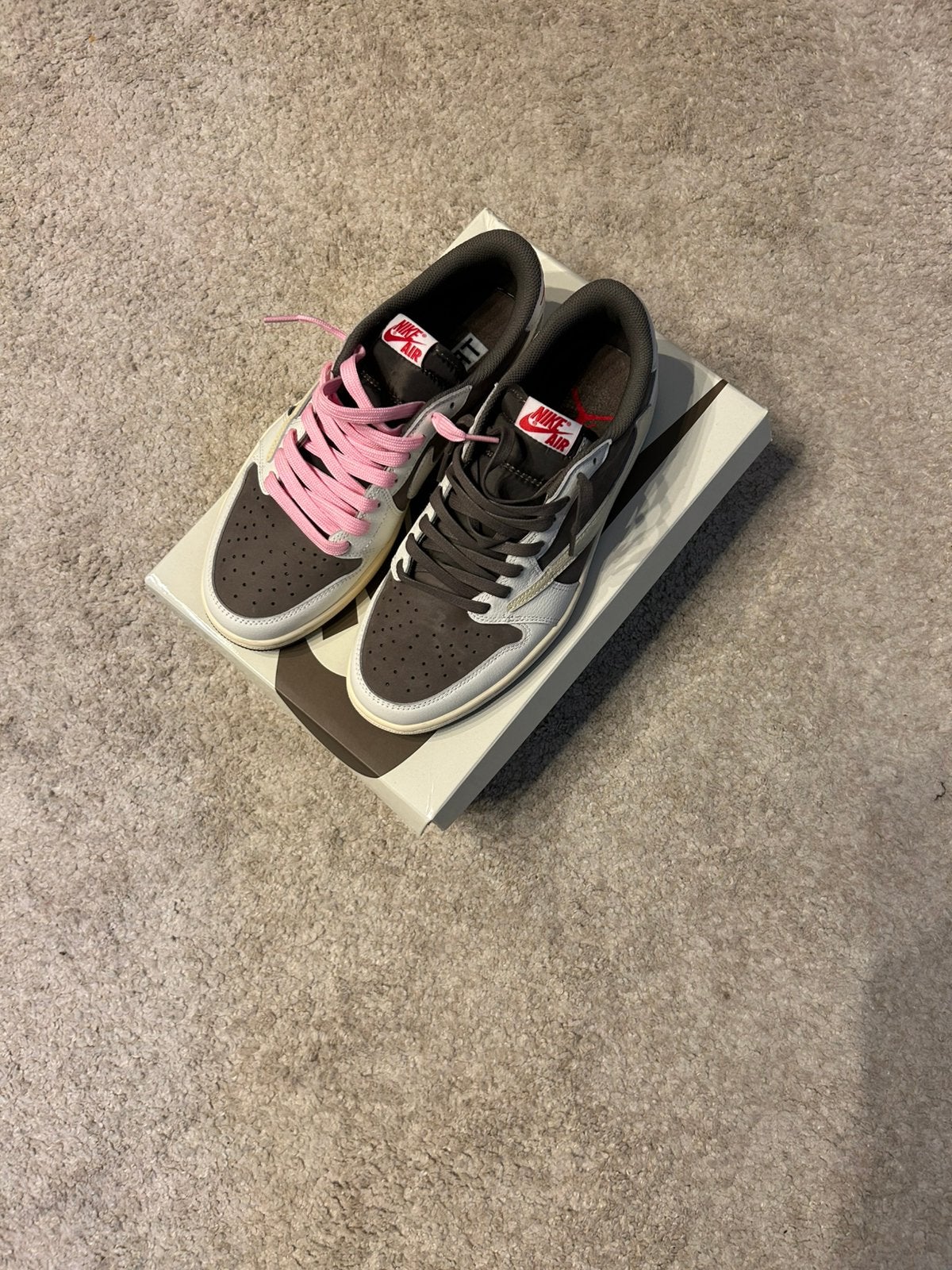 Nike travis scotts, Kleding | Heren, Bruin, Nieuw, Ophalen of Verzenden, Sneakers