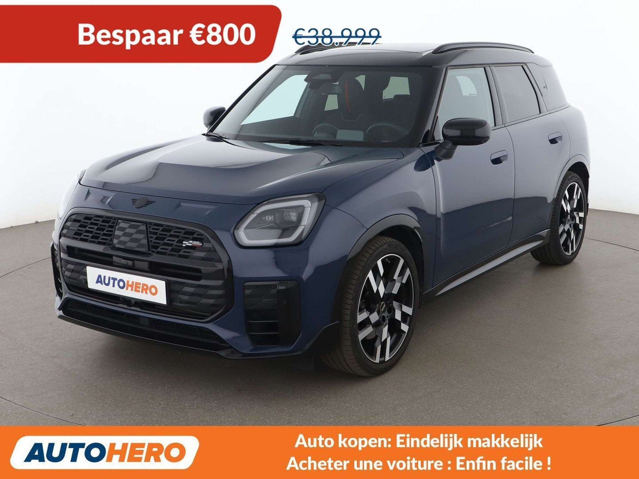 MINI Cooper S Countryman Cooper S Mild-Hybrid ALL4 John Coop, Auto's, Automaat, 1998 cc, Gebruikt, Zwart