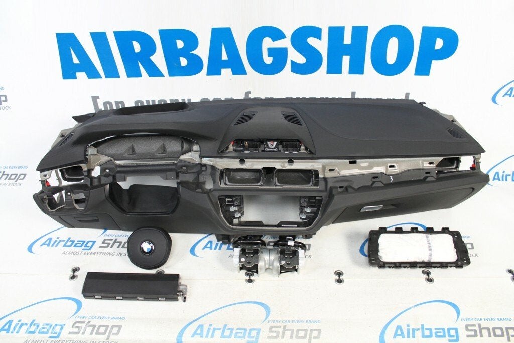 Airbag kit Tableau de bord M cuir HUD BMW 5 G30, Enlèvement ou Envoi, Utilisé