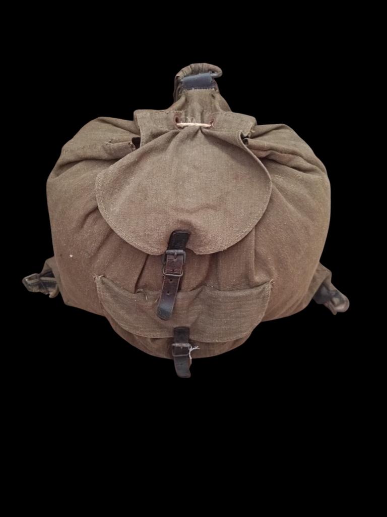 Laat oorlogse Duitse Wehrmacht canvas rugzak., Ophalen of Verzenden