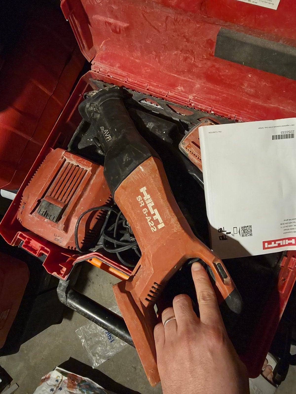 Scie saber hilti
