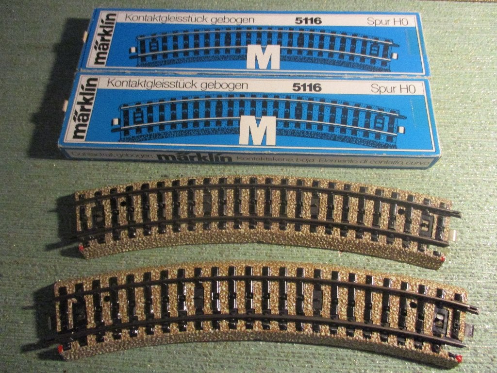 Marklin 5116 rails de contact pour Passage a niveau 7192, Hobby & Loisirs créatifs, Trains miniatures | HO, Enlèvement ou Envoi