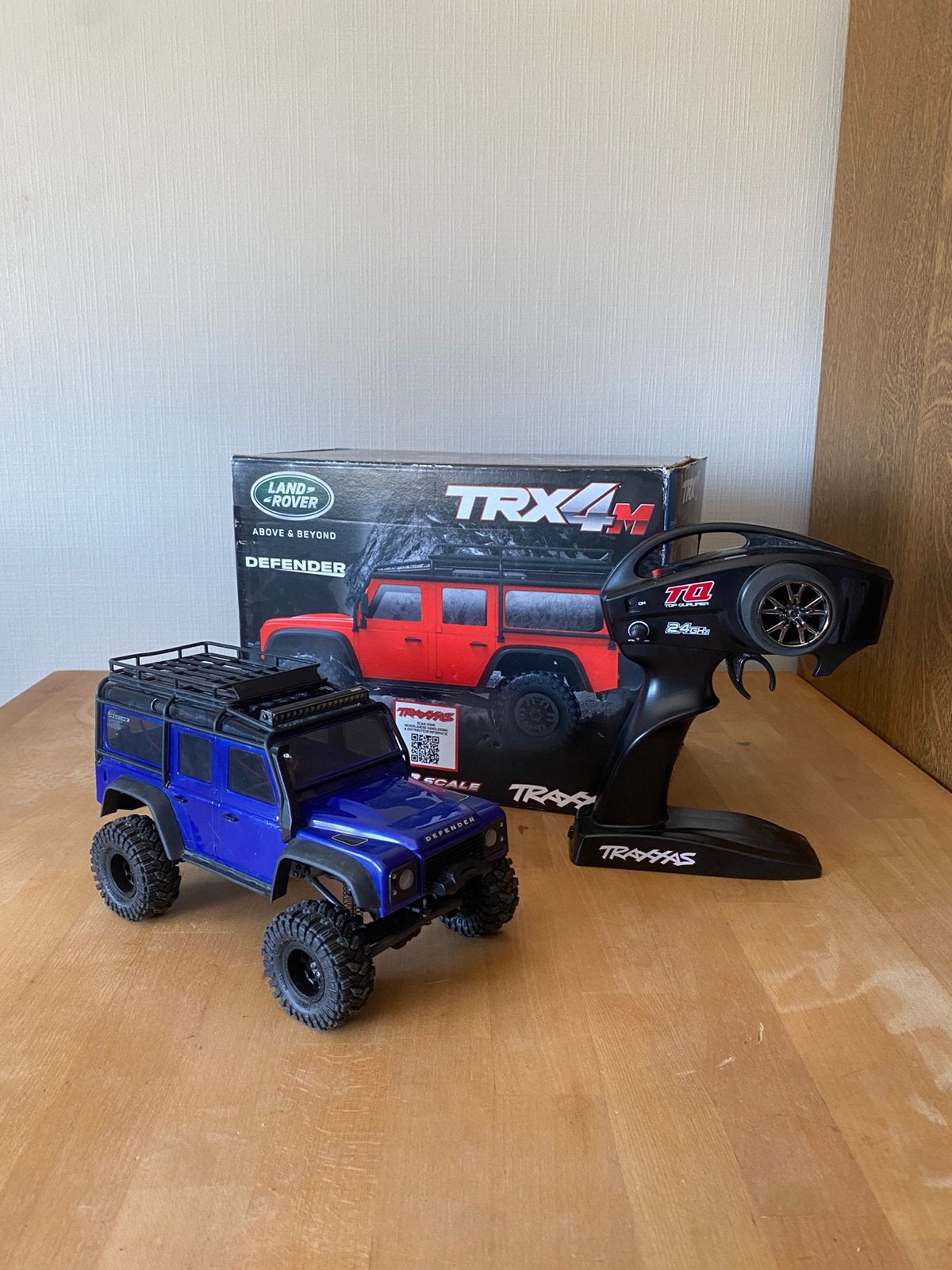 Trx4m 1:18 en hele boel accesoires, Hobby en Vrije tijd, Modelbouw | Radiografisch | Auto's, Gebruikt, Auto offroad, Benzine, Overige schalen