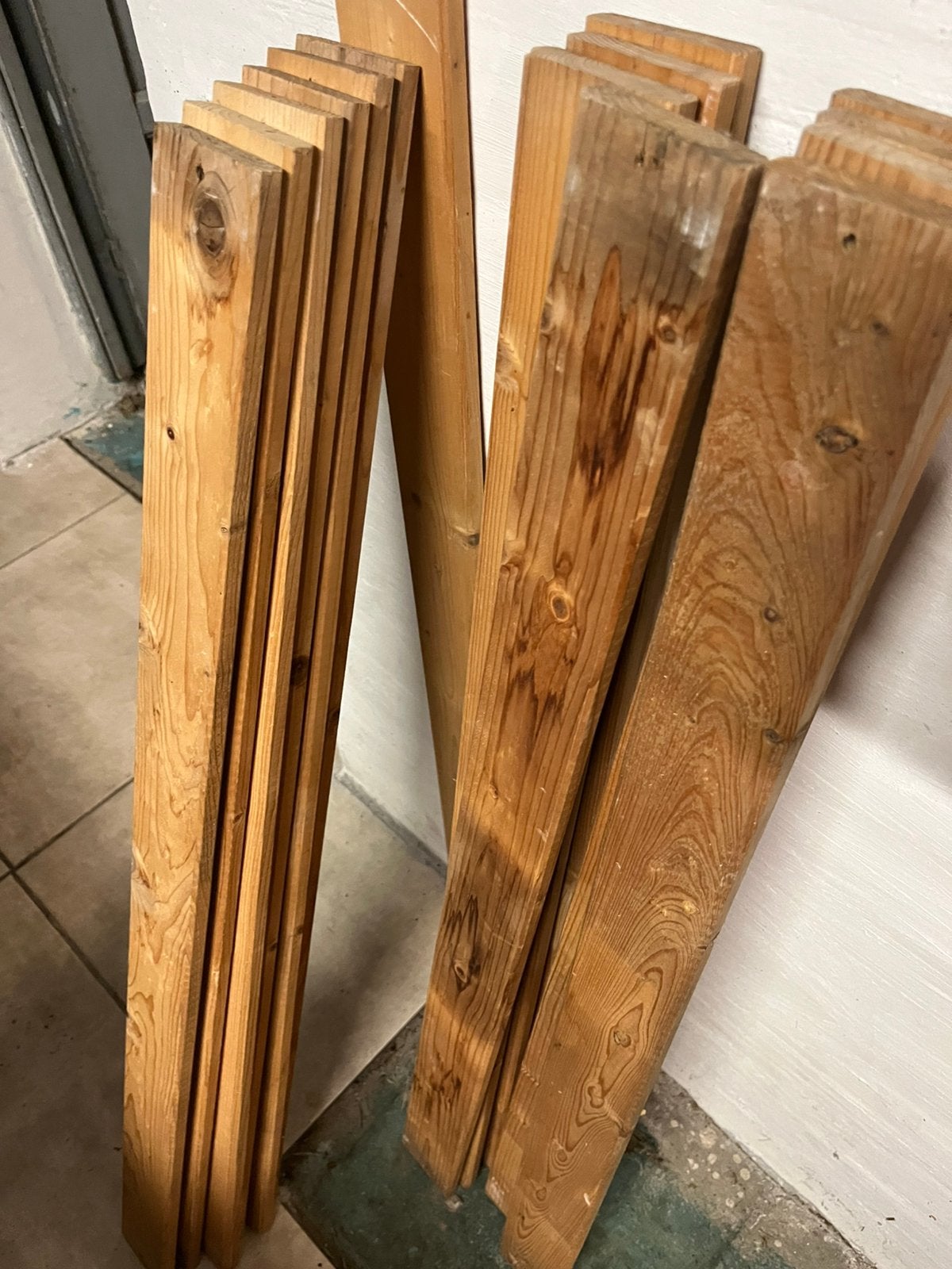 15 Bois plances, Bricolage & Construction, Utilisé, Moins de 200 cm, Planche, Moins de 25 mm