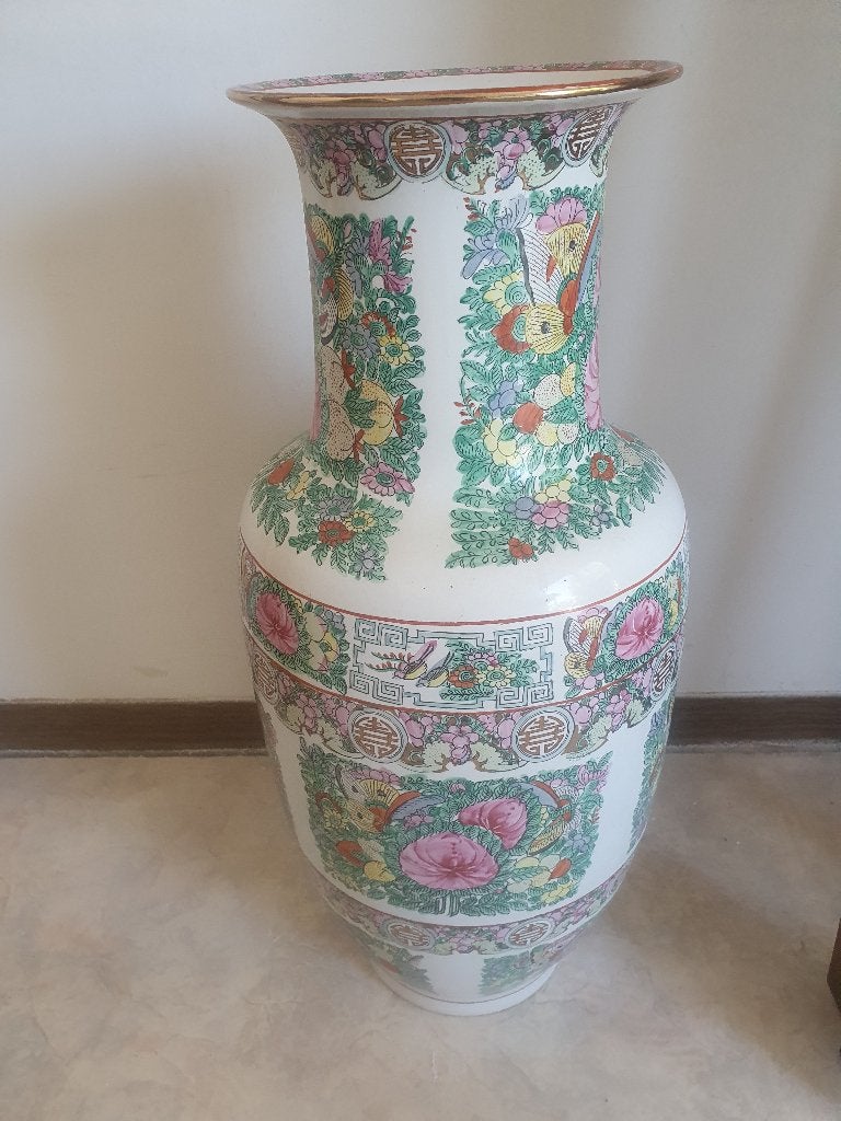 Te koop Chinese vaas, Ophalen