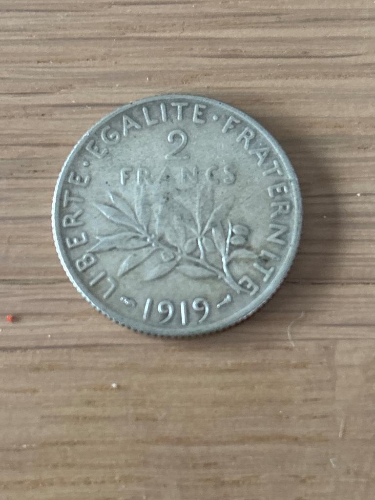 Oude munt, Postzegels en Munten, Ophalen, Frankrijk, Losse munt, Zilver