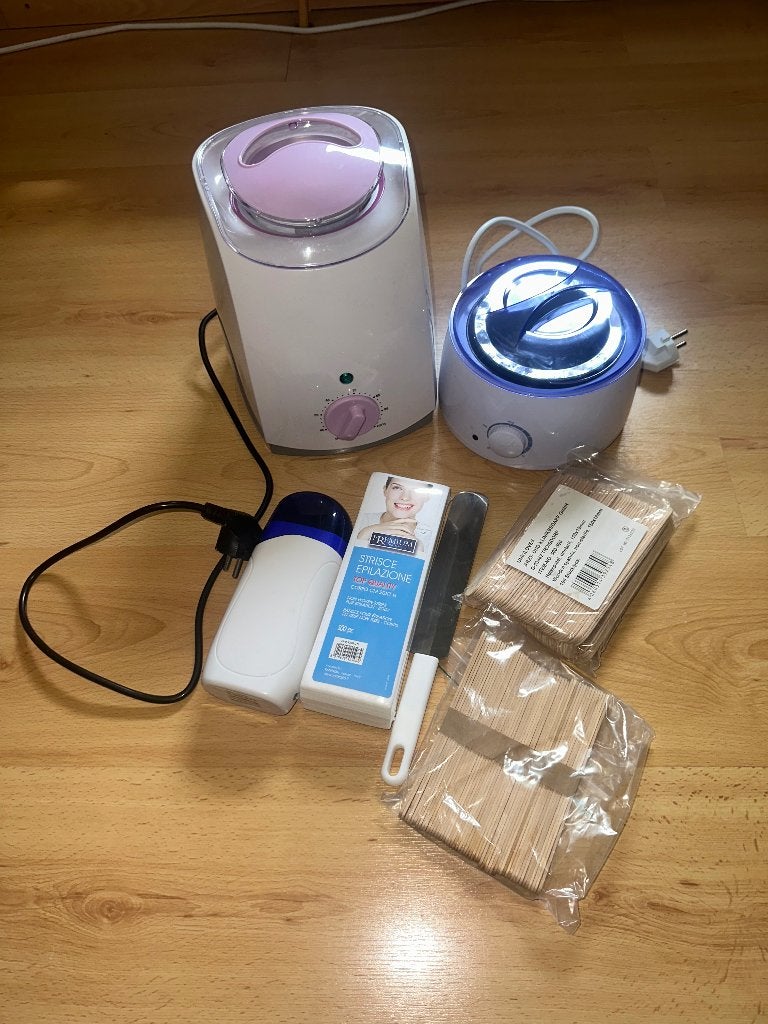 Warme wax set voor ontharing, Handtassen en Accessoires, Uiterlijk | Lichaamsverzorging, Ophalen, Gebruikt, Overige typen