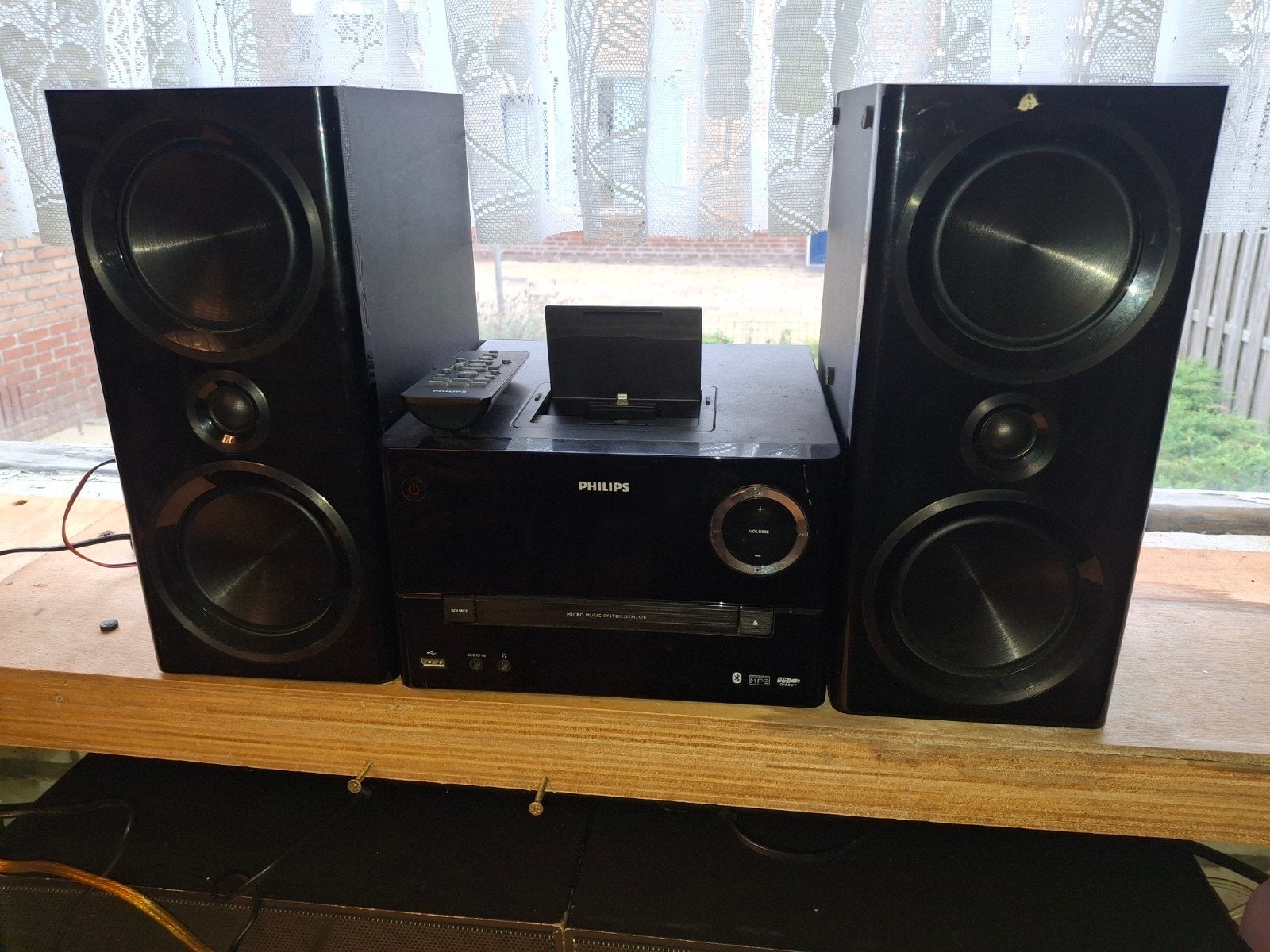 Philips miniset met dockingstation en blt, Ophalen of Verzenden, Zo goed als nieuw, Philips