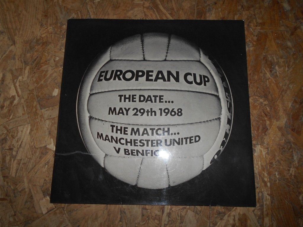 Manchester united : vinyle finale coupe d'Europe 1968, Enlèvement ou Envoi, Comme neuf, Pochette photo, LP