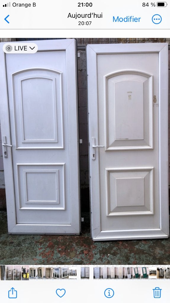 Lot de portes extérieures, Bricolage & Construction, Châssis & Portes coulissantes, Enlèvement