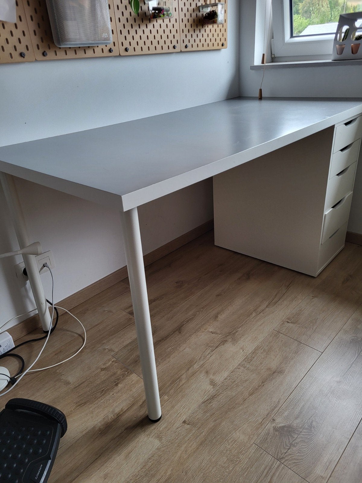 Bureau Ikea 150 x 75, Maison & Meubles, Bureaux, Enlèvement, Utilisé, IKEA, Gris