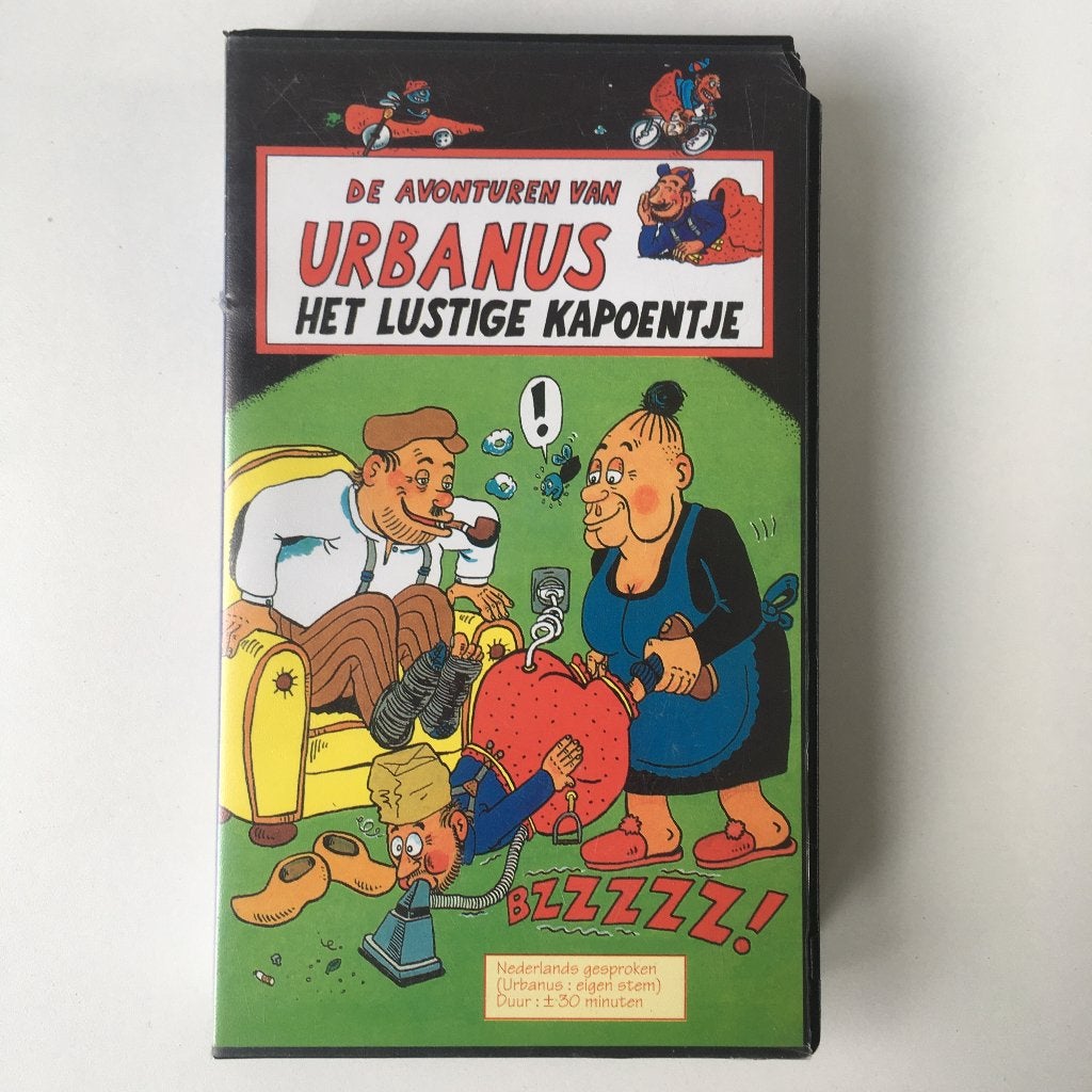 VHS De Avonturen van Urbanus: Het lustige kapoentje, Ophalen of Verzenden, Gebruikt, Nederlands, VHS