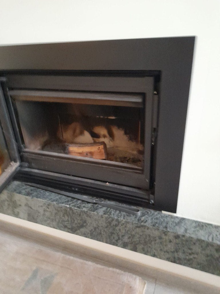 inbouwhaard, Huis en Inrichting, Haarden, Ophalen, Gebruikt, Inbouwhaard, Houthaard