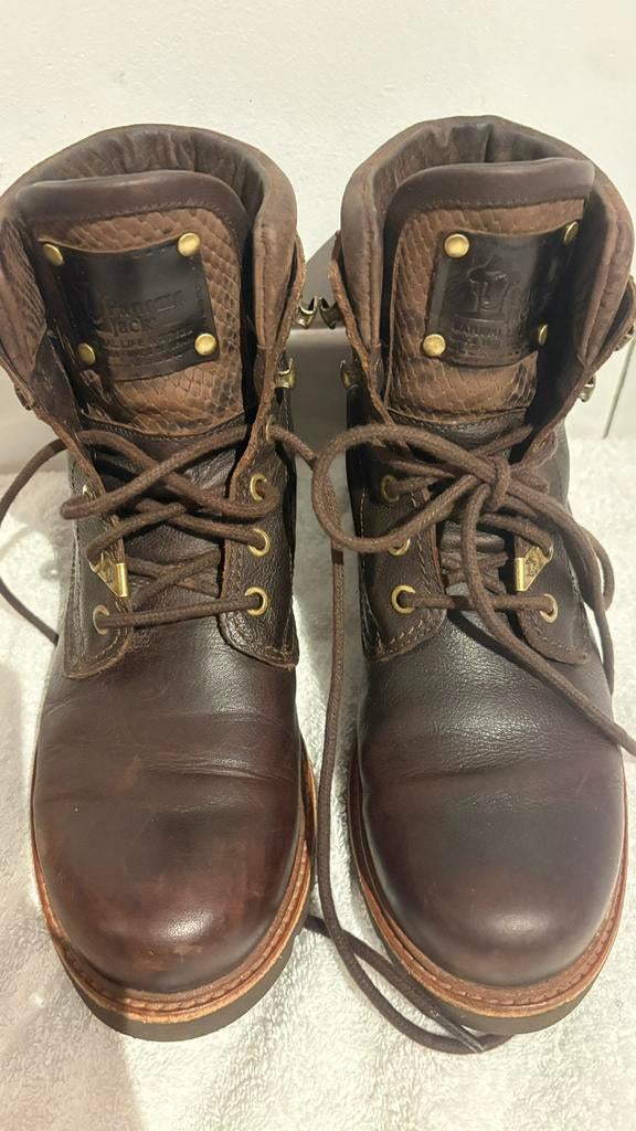 Bottes New Panama Jack New Aviator pratiques - Cuir marron, Enlèvement ou Envoi, Brun, Bottes
