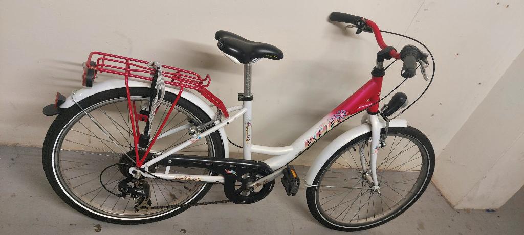 Meisjesfiets BNB Flowerkid 24 inch 7 versnellingen Shimano, Fietsen en Brommers, Fietsen | Meisjes, Ophalen, Velgrem, Gebruikt