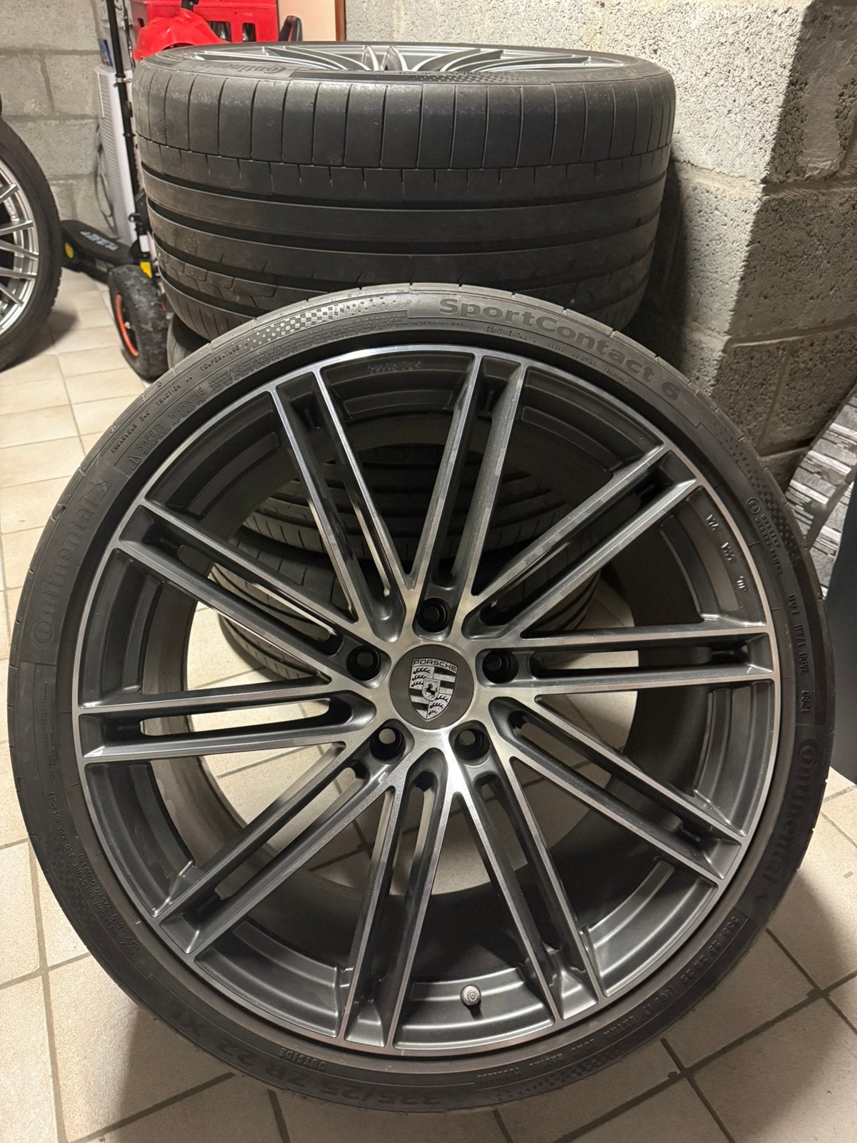 Jantes Porsche Cayenne/Panamera R22, Enlèvement ou Envoi, Pneus été, Jante(s)