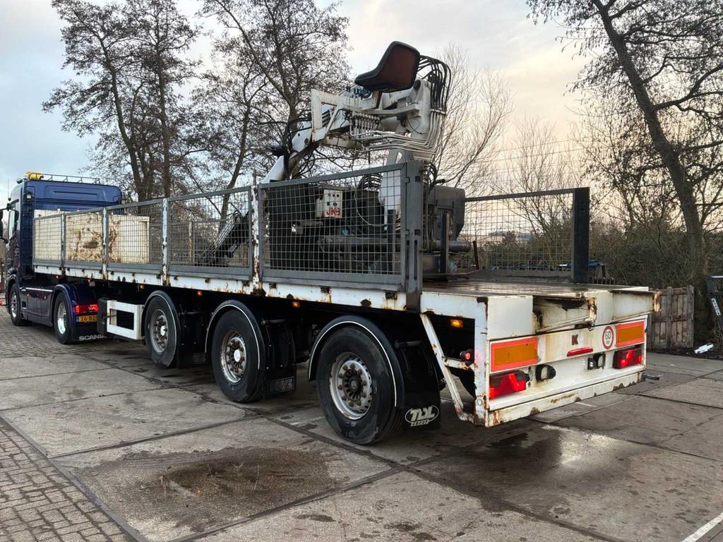Semi-remorque KWB P393STIH 2009 avec grue Kennis R-16, Achat, Entreprise, Autres carburants, Remorques et Semi-remorques