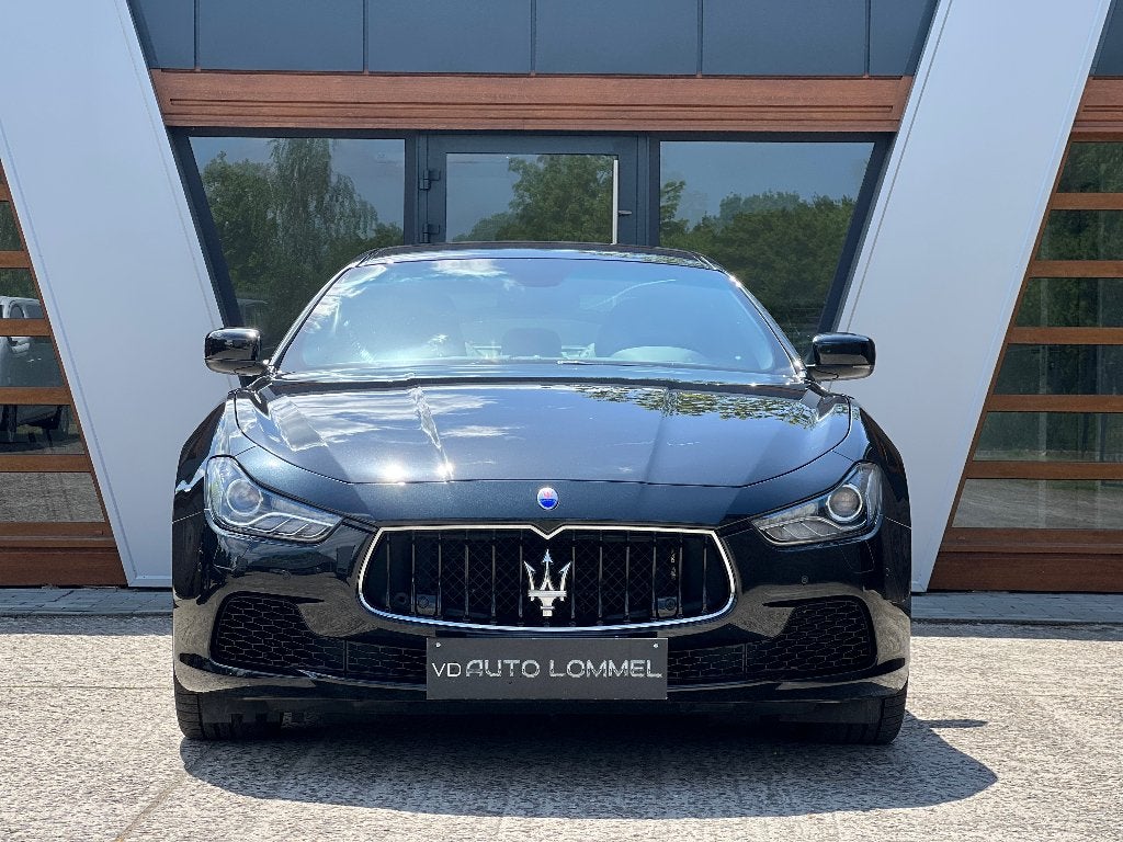 Maserati Ghibli SQ4 3.0 V6 - 410PK - 4x4 - GARANTIE, Automaat, 4 deurs, Zwart, Leder