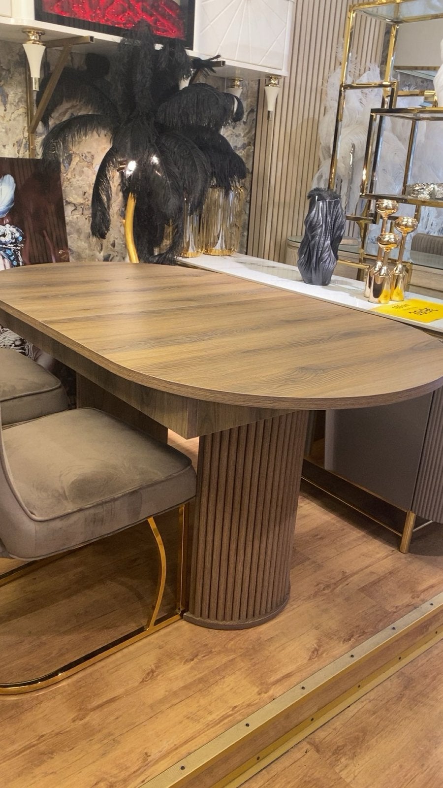 Belle table à manger extensible ovale, Maison & Meubles, 150 à 200 cm, Cinq personnes ou plus, Enlèvement, Utilisé