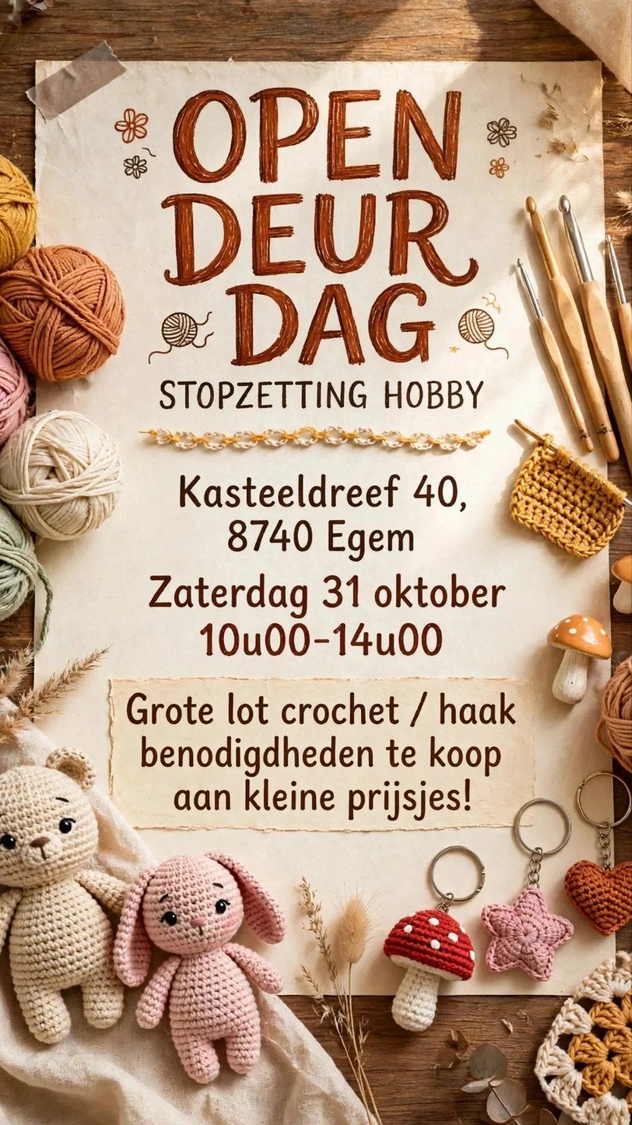 stopzetting hobby, Ophalen, Haken