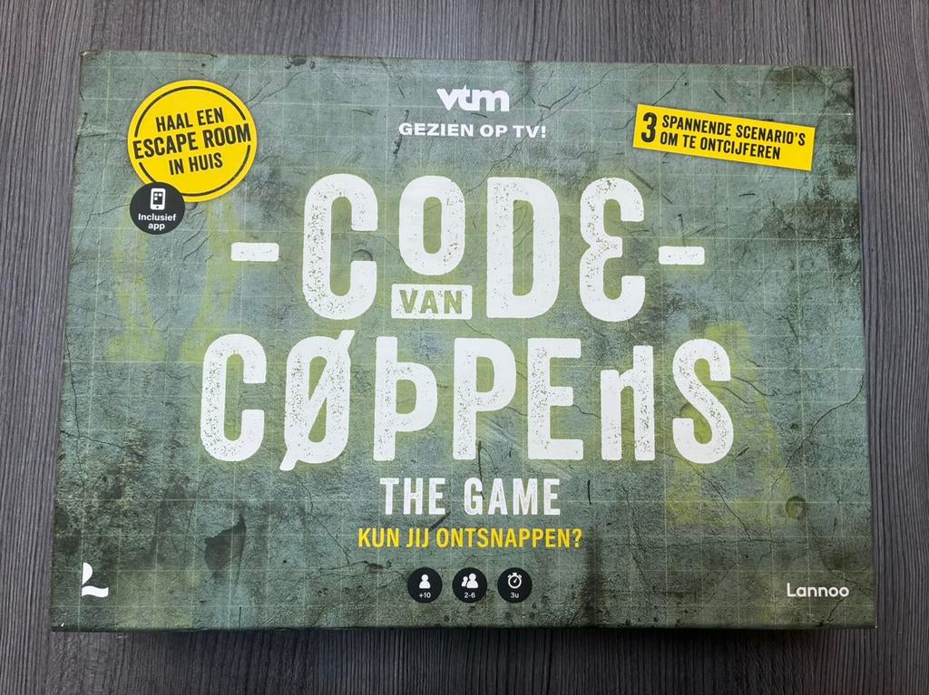 Code van coppens the game, Hobby en Vrije tijd, Ophalen