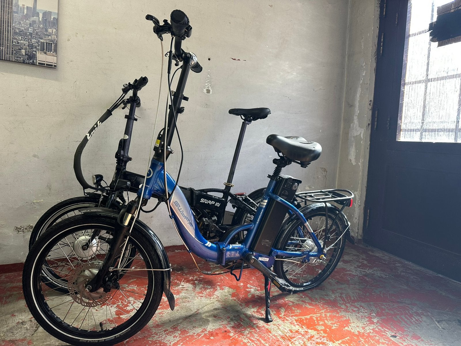 2 elektrische fietsen opknappen/Onderdelen, Fietsen en Brommers, Ophalen, Zo goed als nieuw