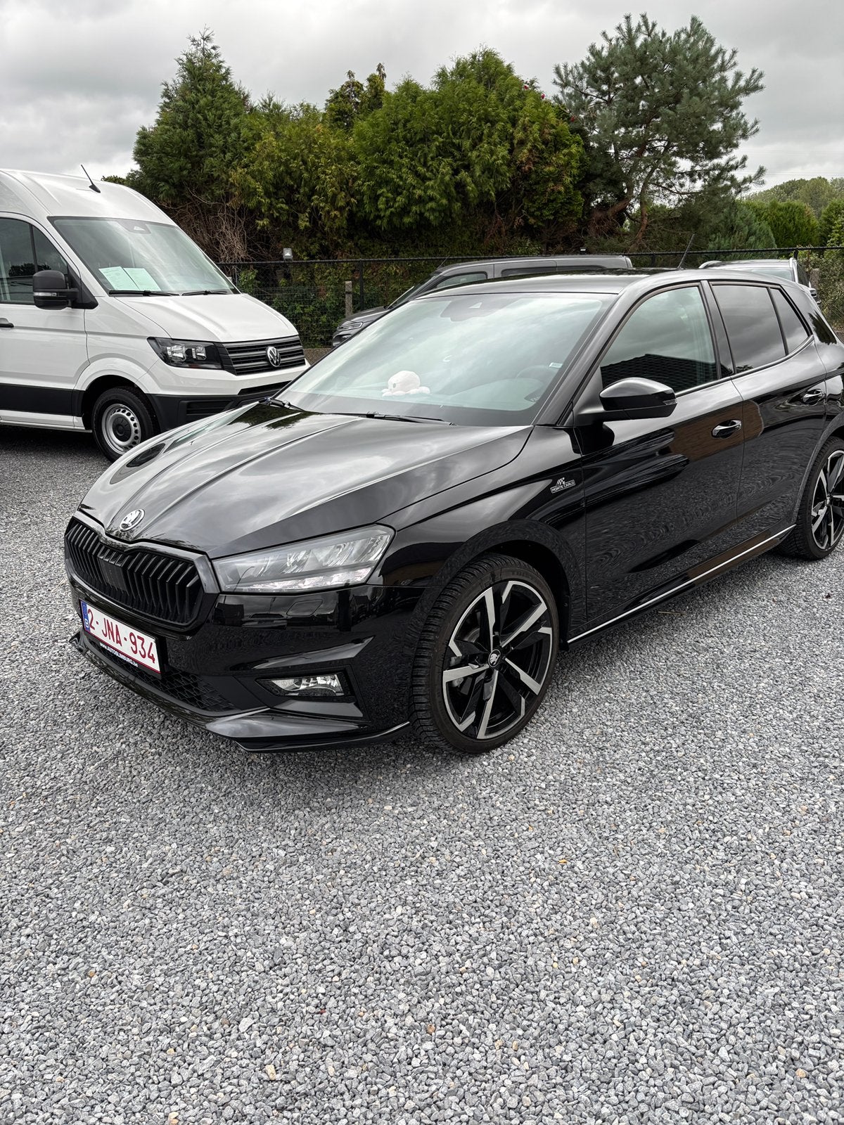 Skoda fabia monte carlo dsg 116 pk bouwjaar 2026, Stof, Zwart, 5 zetels, 5 deurs