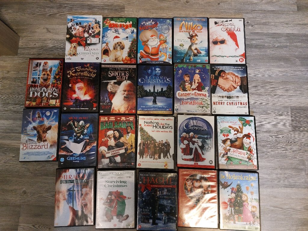 KERSTFILMS 30 STUKS, Cd's en Dvd's, Actiekomedie, Nederlands, Alle leeftijden, Nederlands